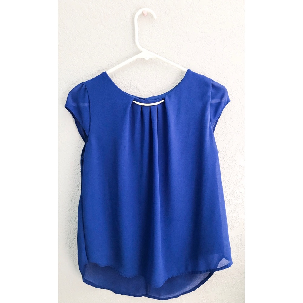 Meraki Royal Blue Blouse